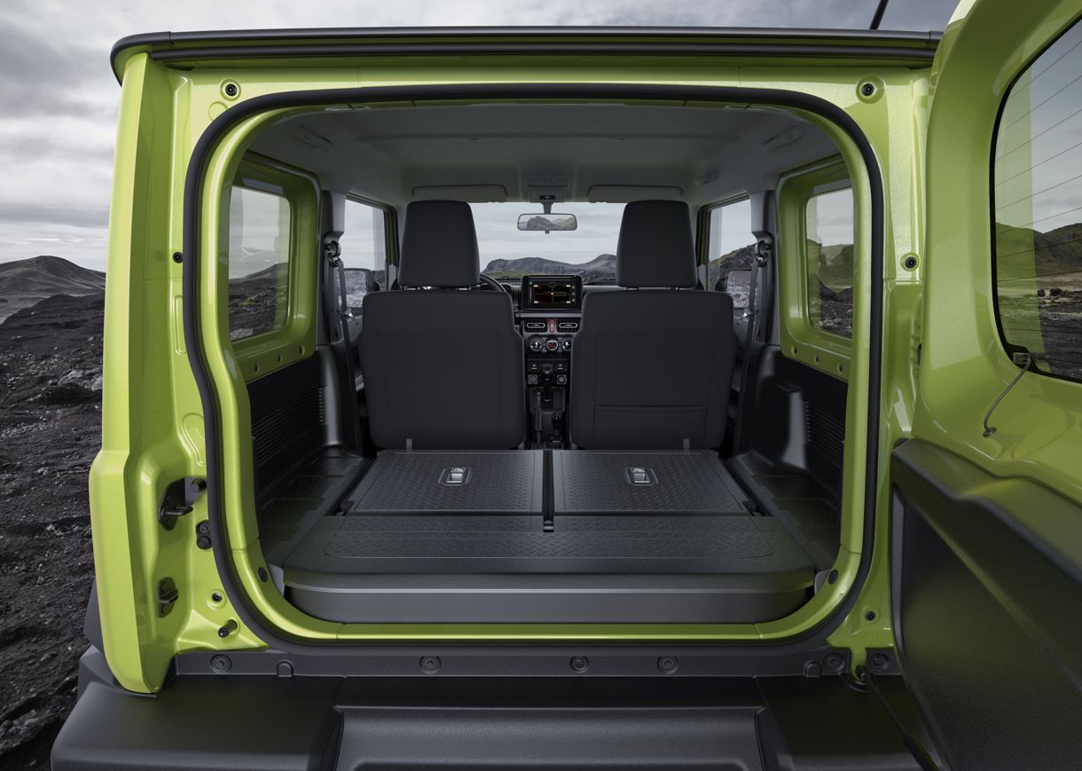 Jimny 3 Door Practical Rear Storage - Al Rostamani Trading Company