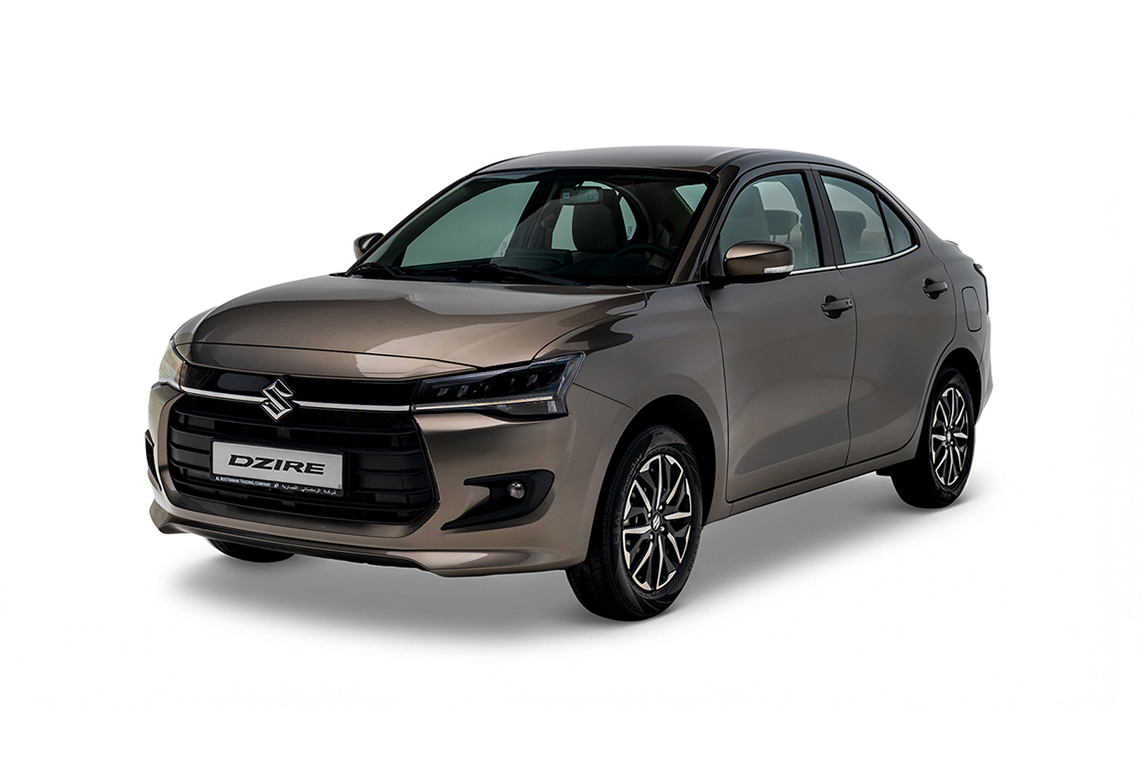 Suzuki Dzire Sedan Front Design - Al Rostamani Trading Company